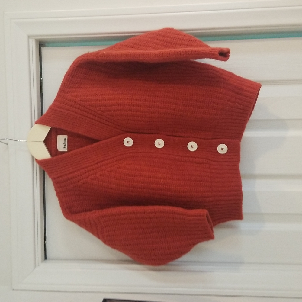 Babaa Women's Sweater in Rich Rust